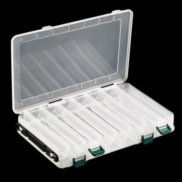 10 Compartments 14 Compartments Double Sided Fishing Lure Bait Hooks Tackle Waterproof Storage Box Case Hot sale