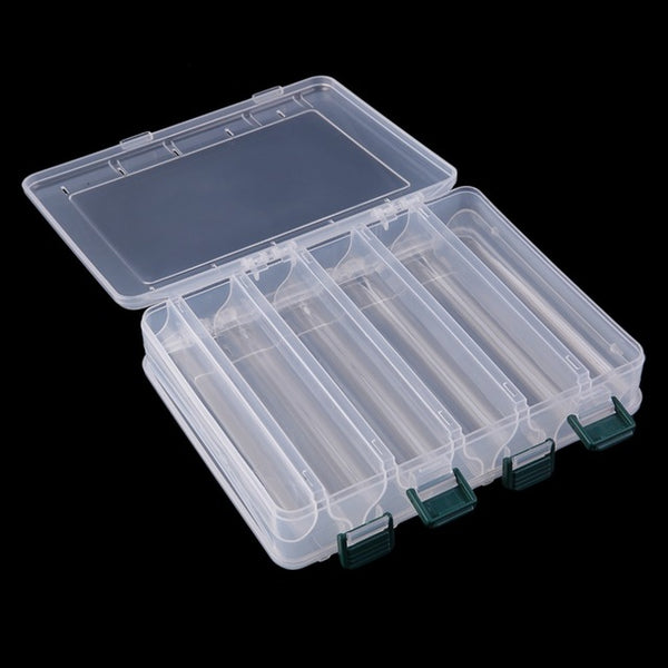 10 Compartments 14 Compartments Double Sided Fishing Lure Bait Hooks Tackle Waterproof Storage Box Case Hot sale