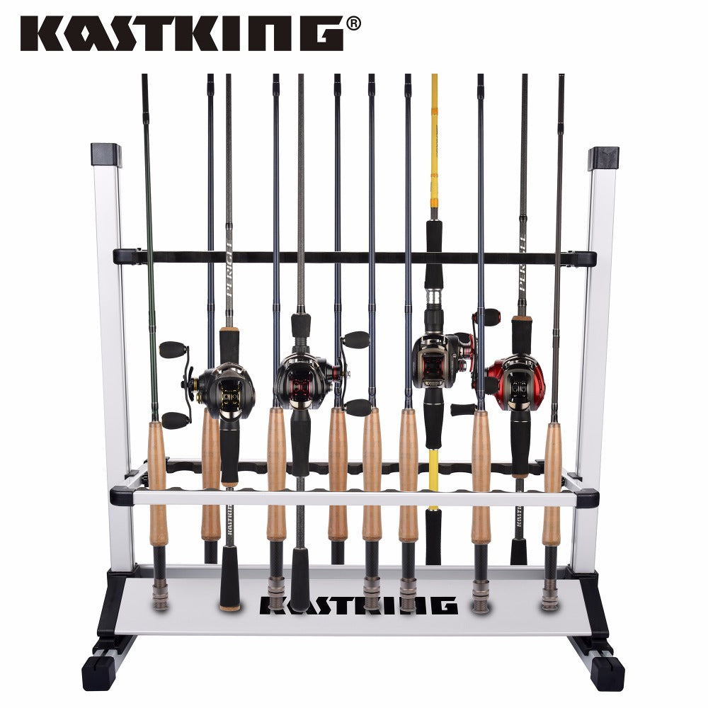 KastKing New Fishing Rod Rack Holder Dimension 28.5"x29"x13" Capacity 24pcs All types of Fishing Rod Combo