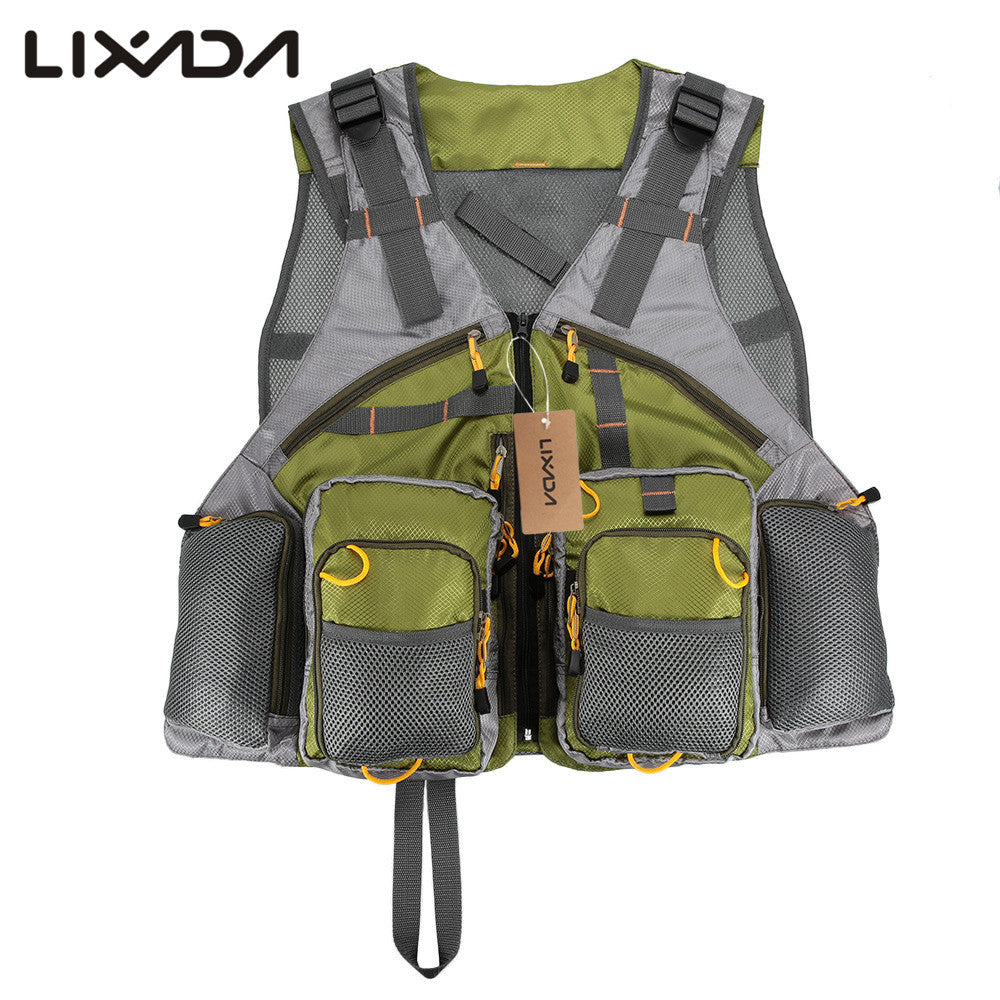 New Adjustable Fly Fishing Vest Mesh for Men and Women Premium Gear Packs and Vests for Fly Fishing