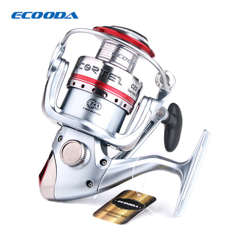 ECOODA Cortez Deluxe Spinning Fishing Reel Freshwater/Saltwater 8 Stainless Steel Ball bearings Gear Ratio:5.3:1 CZS10/20/30/40