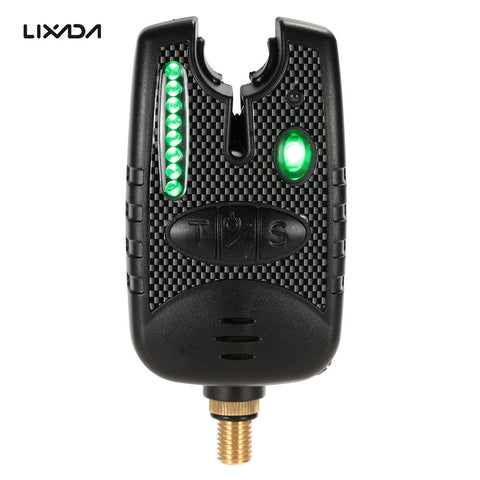 LED Fishing Alarm Water Resistant Adjustable Tone Volume Sensitivity Sound Alert Fishing Bite Alarm