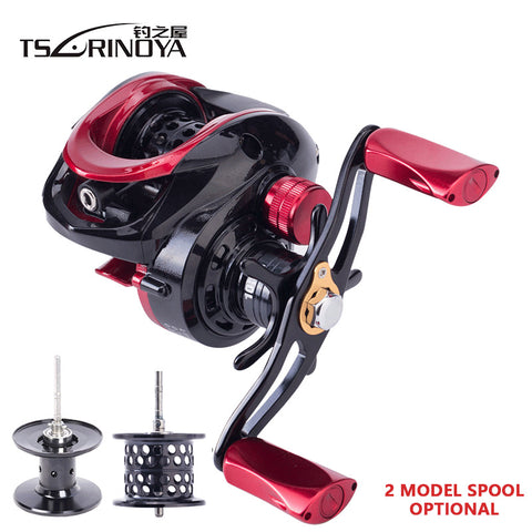 TSURINOYA 6.6:1 Hight Quality Ulttra Light Bait Casting Reel Left Right Hand 2 Model Metal Spool Baitcasting Reel Fishing Reels